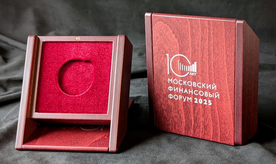 Шкатулка трансформер для медали с тиснением фольгой 