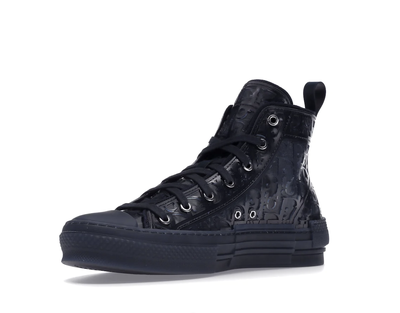 Кеды Converse Dior (Конверс Диор) синие высокие Dior B23 Blue Raised Oblique женские