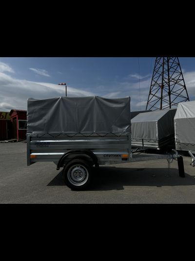 Прицеп «Спутник PRO» (1900x1200x480) увеличенный борт, оцинкованная рама, с силовым подрамником