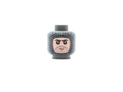 Лего голова в балаклаве Е | German Wrap Head E