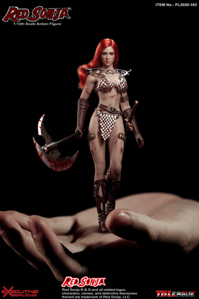 Рыжая Соня - Коллекционная фигурка 1/12 (PL2020-163) - Red Sonja 1/12 Scale Action Figure - TBLeague
