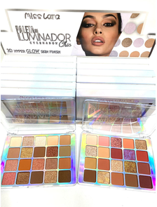 Тени для век Miss Lara Iluminador Eyeshadow Palette, 20 цветов (набор 2 штуки)