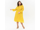 Романтичное нарядное платье из шифона &quot;АВГУСТА&quot; Арт. 2724512 (Цвет желтый) Размеры 50-76