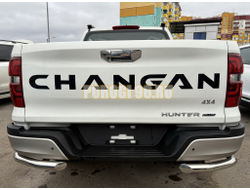 Защита заднего бампера угловая двойная Папа Тюнинг d60/42 для CHANGAN Hunter Plus 2022-