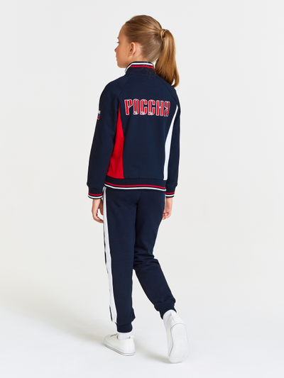 Спортивные костюмы 11SK-1309, с символикой России, для команд