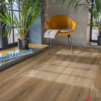 Кварцвиниловая плитка Aquafloor Parquet Chevron Glue AF2556PGCh 43 класс толщина 2.5 мм с фаской клеевая 3.18 м2