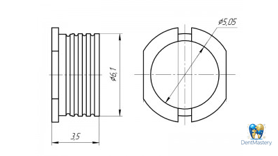 Втулка для ⌀5.0/H3.5 Osstem (New)