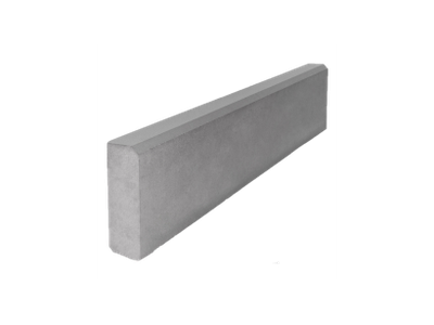 Тротуарный бордюр МЕЛИКОНПОЛАР БР 50.20.8, серый, 500*200*80 мм