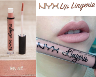 Жидкая матовая помада NYX Lip Lingerie 11 Baby Doll