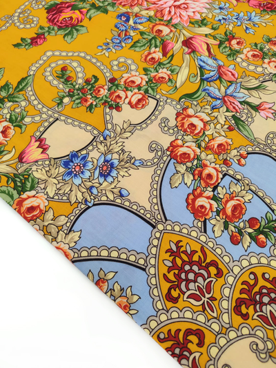 Павловопосадский платок Цыганка Аза 362-2