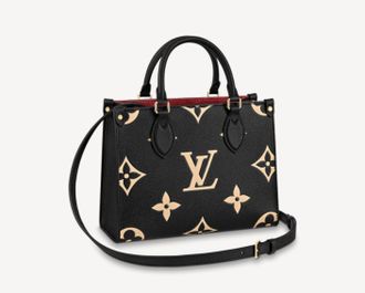 Женская сумка Louis Vuitton Onthego PM Чёрная