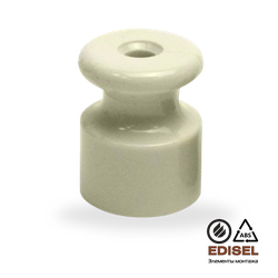 Изолятор пластиковый слоновая кость