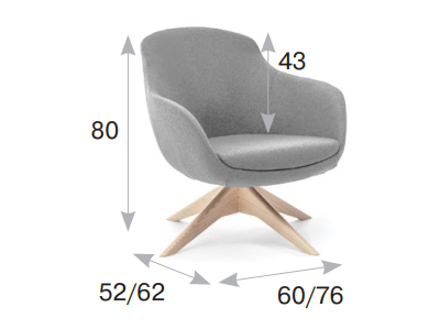 Кресло NOBLE WOOD