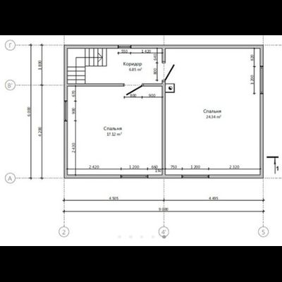 Двухэтажный каркасный дом с двумя спальнями 145м² (SK63)