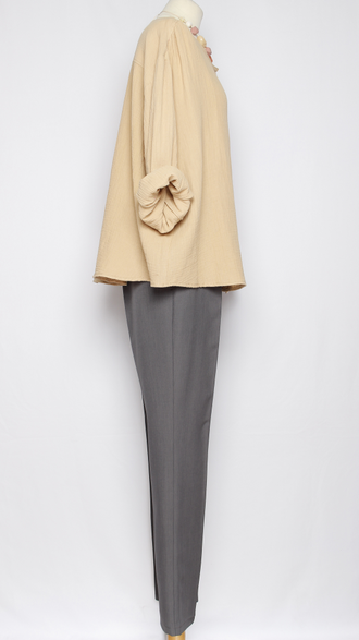 Брюки "Прямые" классика серые р.48-58