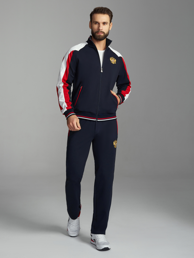 Большой спортивный костюм мужской RUSSIA 11SKM-454/2 RED-N-ROCK'S