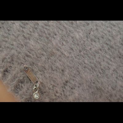 Розовый однослойный берет из альпака Италия Vizio 6474 ВО