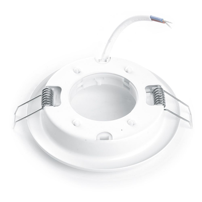 Светильник встраиваемый Feron GX53 круг белый матовый  106x106x20 DL53 41701