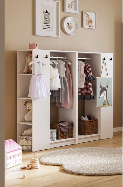 Руна СТЛ 01 Стеллаж Белый/Белый