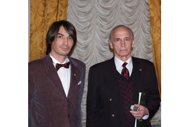 с Василием Лановым  /Народный артист СССР/