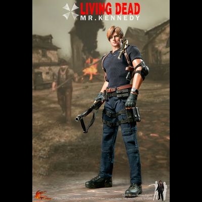 Леон С. Кеннеди (Resident Evil 4 Remake)  - Коллекционная ФИГУРКА 1/6 scale Mr.Kennedy complete set (FD014C) - Hot Heart