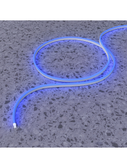 Гибкий неон 1708 24В 9,6Вт/м Blue IP67 5м, 200521