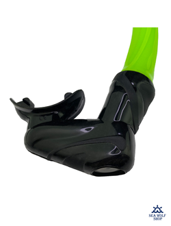 Трубка для дайвинга Scorpena E2 с клапаном, неон. зел.