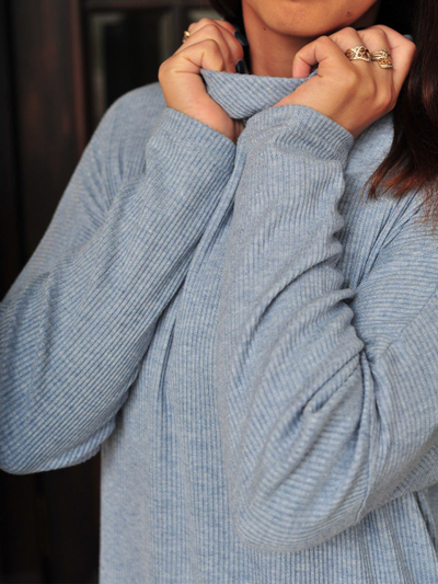 Платье 460-12230 голубой