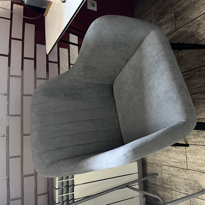 Стул ДИОР /черный каркас/ ULTRA GREY