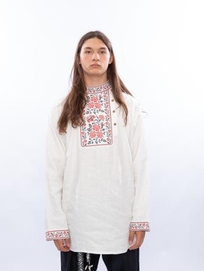 Славянская рубаха "Цветочная"