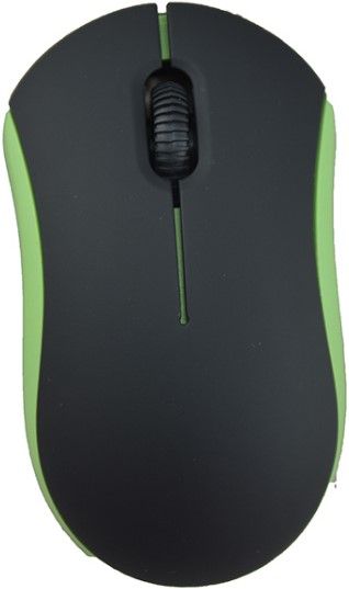 Проводная мышь Ritmix ROM-111 (черно-зеленая)