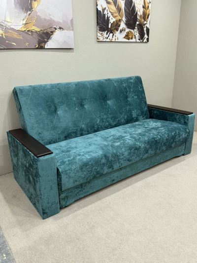 Диван книжка 1.4 с прошивкой ромб ткань 3 кат (З)