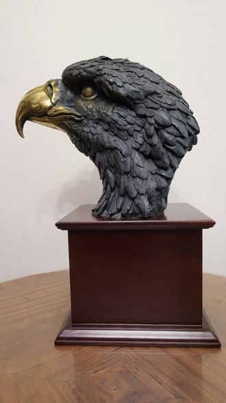 орёл, бюст, статуя, скульптура, орла, птица, клюв, перья, статуэтка, интерьер, голова, птичка, bird