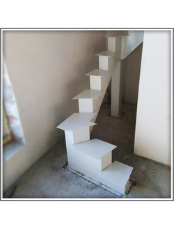 мк №6. металлокаркас. центральный косоур. лазерная резка.