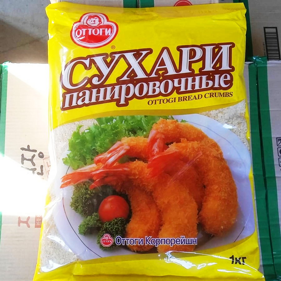 Сухари панировочные 1 кг ОТТОГИ (Корея)