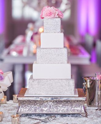 Свадебный торт квадратный