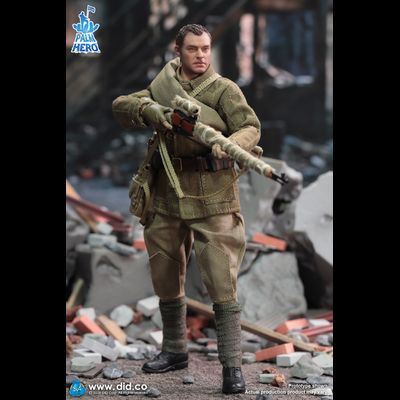 ПРЕДЗАКАЗ - Снайпер Василий Зайцев (Джуд Лоу, "Враг у ворот") - КОЛЛЕКЦИОННАЯ ФИГУРКА 1/12 WWII Russian Sniper – Vasily Zaitsev (XR80037) - DID ?ЦЕНА: 9600 РУБ.?