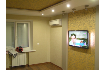 В жилых помещениях