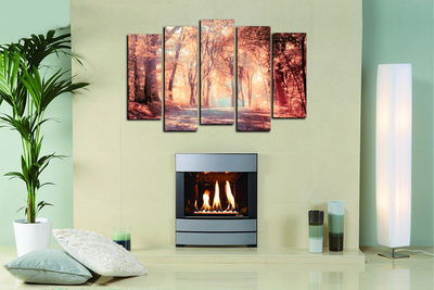 Модульная картина "Осенний день"