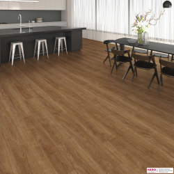 Декор ламината Haro Tritty 200 Aqua Дуб Элеганза Натур 541557 в интерьере гостиной