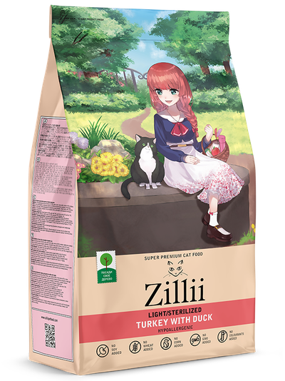 Корм для стерилизованных кошек ИНДЕЙКА С УТКОЙ 2 кг