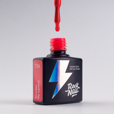 Гель-лак RockNail Kitch 756 Smudge My Lipstick 10 мл