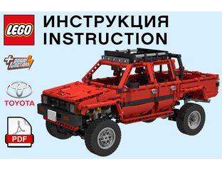 TH1 TOYOTA Hilux Double cab 1983 1985 Building instruction v1 v1 PDF n a