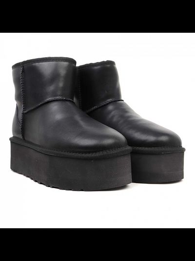 UGG Classic Mini Platform Leather Black