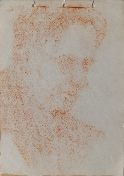 "Портрет" бумага сангина Соколов Н. 1950-е годы