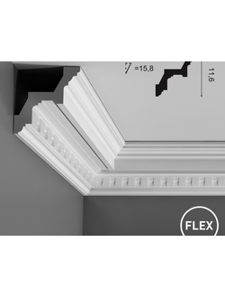 Карниз гибкий C211F - 11,6*11,2*200см