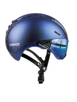 Велосипедный шлем CASCO ROADster Plus navy metallic