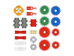 !АНАЛОГ! Assortment of Gears /  Gearbox,  (GEAR1)