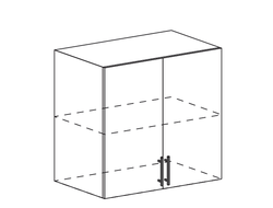 ШВ 800 Шкаф настенный 2-дверный