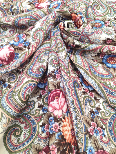 Павловопосадский платок Золотой невод 1877-2